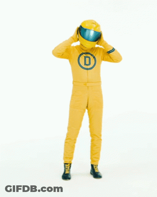 Lalala Its Time To Party Man In Yellow Outfit GIF