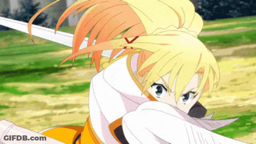 Lalatina Ford Dustiness Slashing Anime Sword GIF
