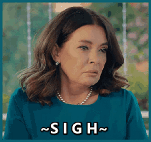 Lale Basar Sad Sigh GIF
