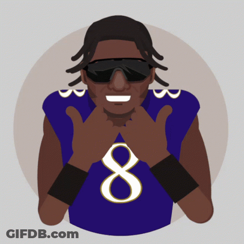 Lamar Jackson Cartoon GIF