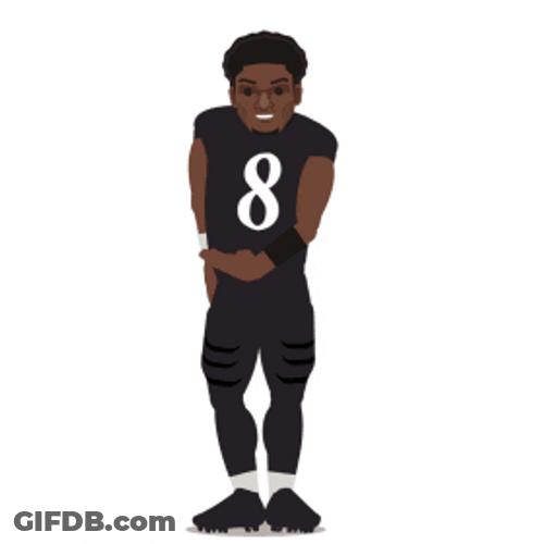 Lamar Jackson Dancing Cartoon GIF