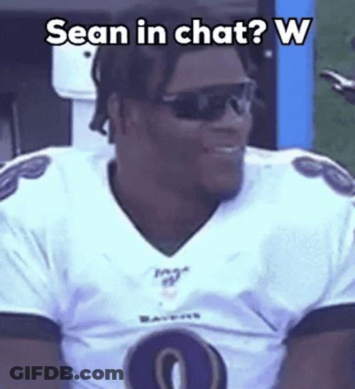 Lamar Jackson Sean In Chat GIF