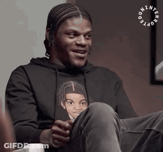 Lamar Jackson Wiping Tears GIF