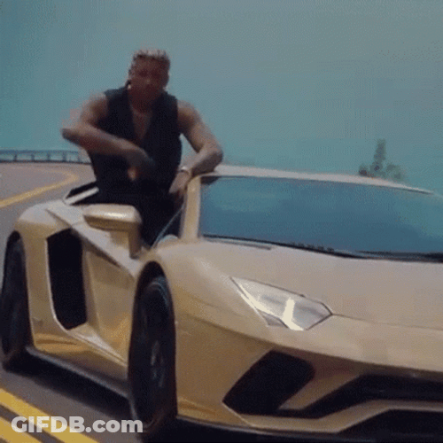 Lamborghini Young Gangsta Rapping GIF