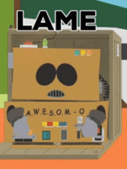 Lame Osomo Robot Shaking Head GIF