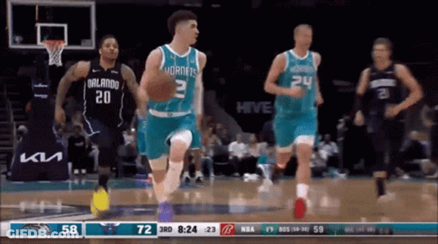 LaMelo Ball Transition Dunk GIF