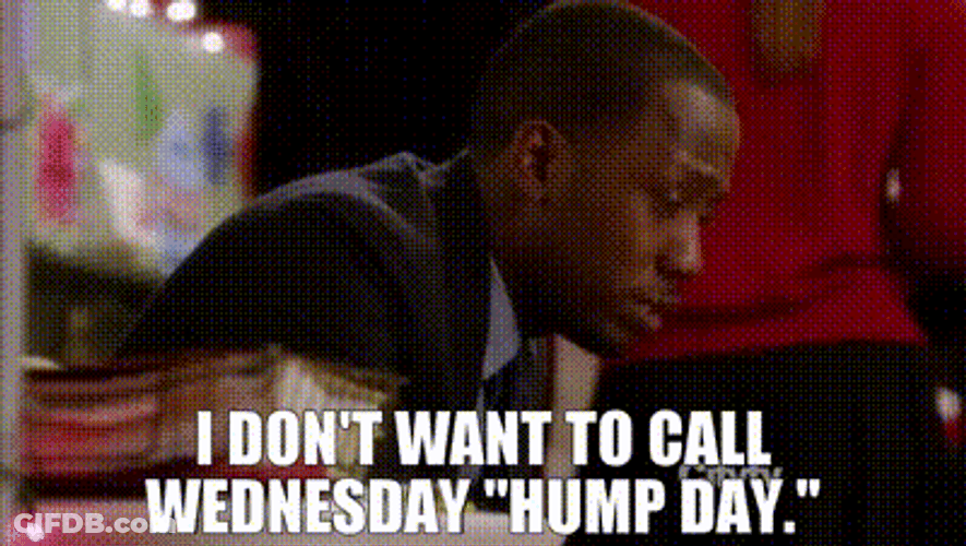 Lamorne Morris Wednesday Not Hump Day Comment GIF