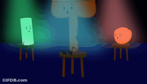 Lamp, Marshmallow, And Red Ball GIF