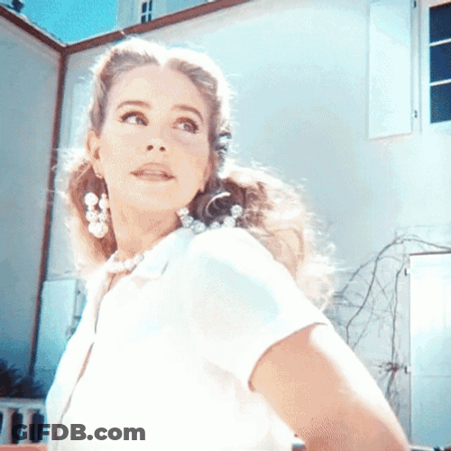 Lana Del Rey In A Mask GIF