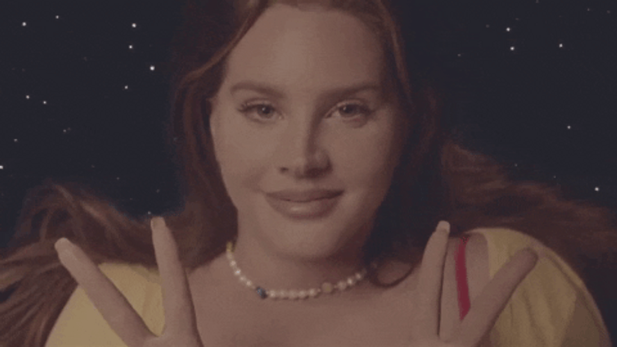Lana Del Rey Peace GIF