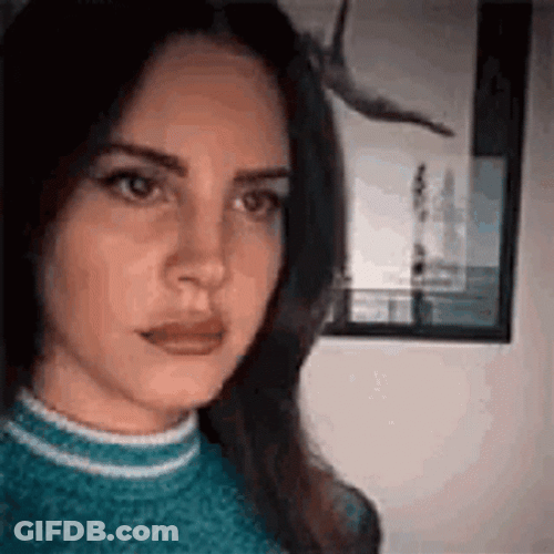 Lana Del Rey Serious Mode GIF