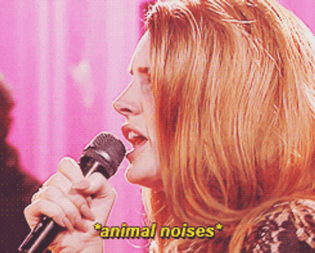 Lana Del Rey Singing Animal Noises GIF