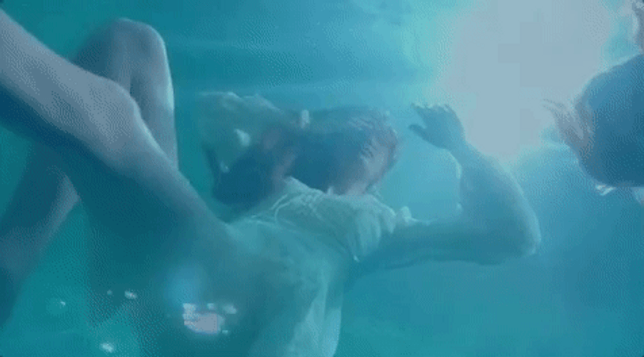 Lana Del Rey Underwater Scene GIF
