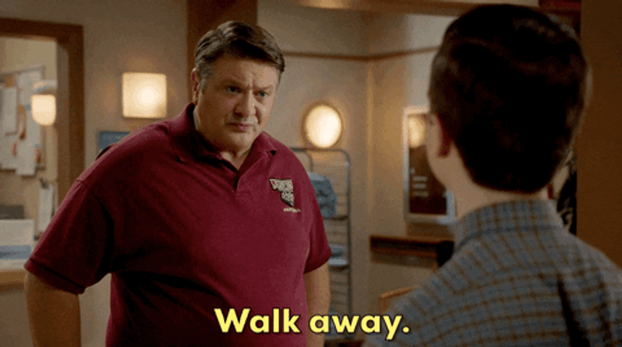 Lance Barber You Need To Leave Walk Away GIF