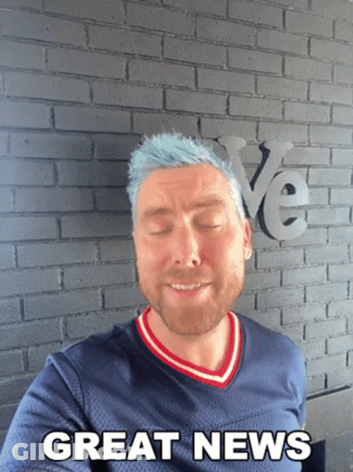 Lance Bass Great News GIF