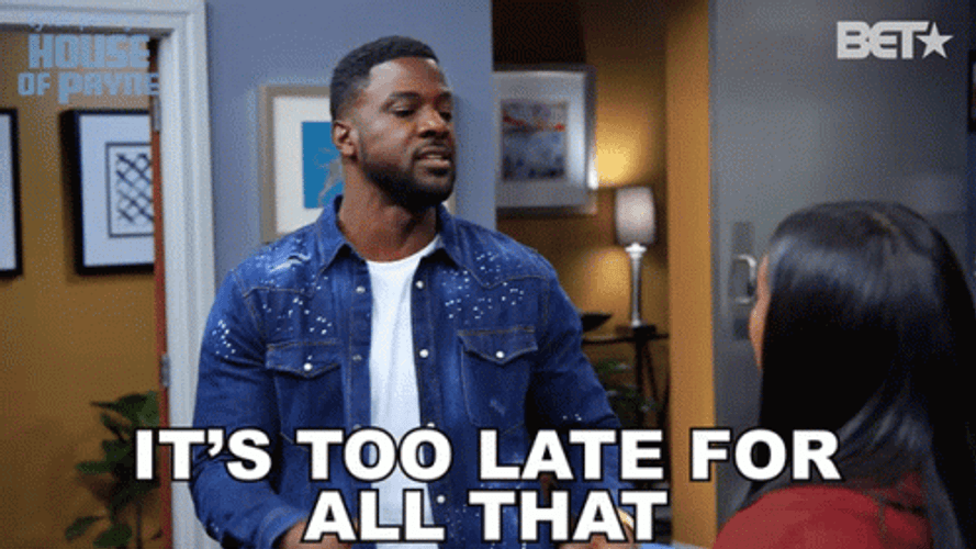 Lance Gross Its Too Late For All That GIF