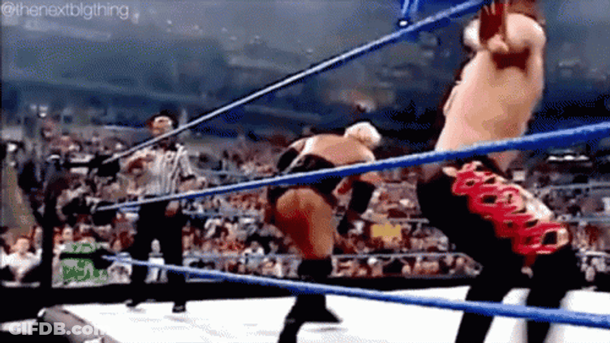 Lance Storm Superkick Rikishi GIF