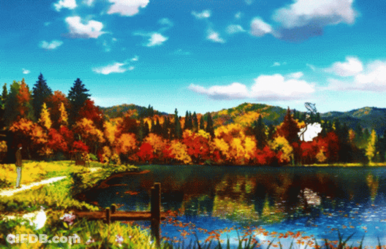 Landscape Anime Violet Evergarden GIF