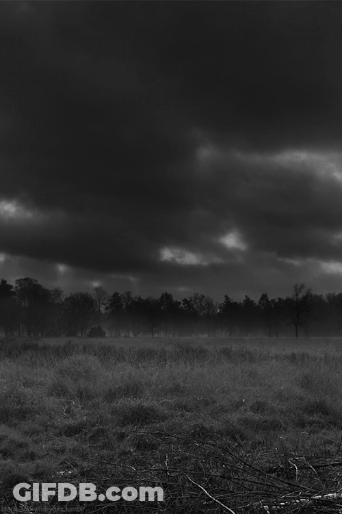 Landscape Black White Timelapse GIF