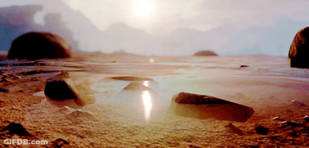 Landscape Calm Waves GIF