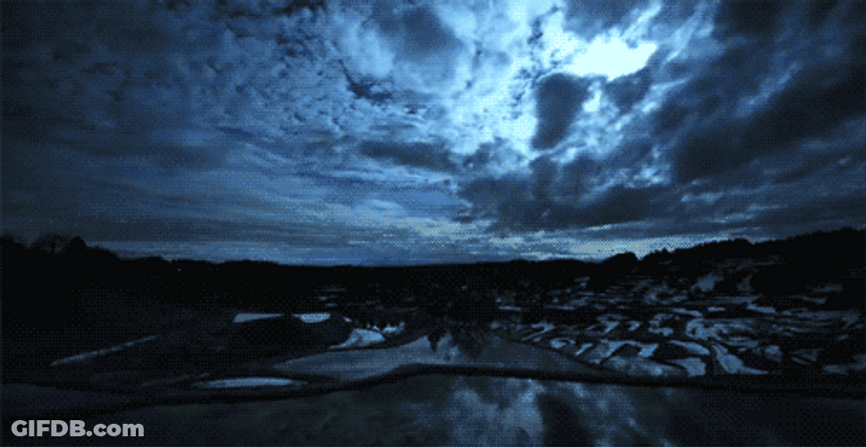 Landscape Clouds TImelapse GIF