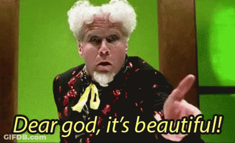 Landscape Mugatu Dear God, It's Beautiful GIF