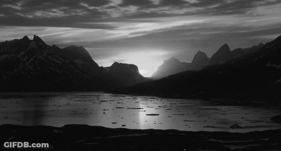 Landscape Sunset Noir GIF