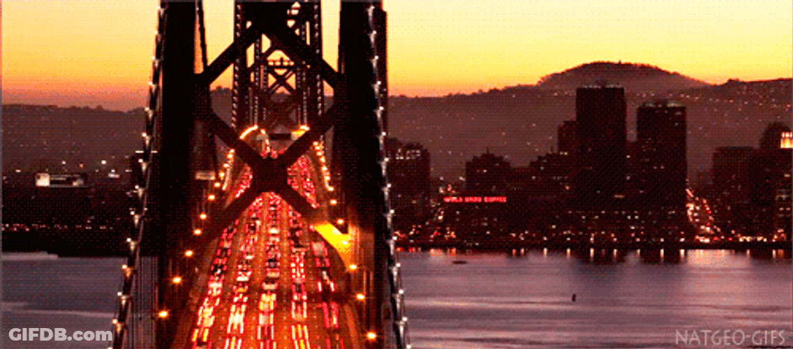 Landscape Traffic Lights GIF