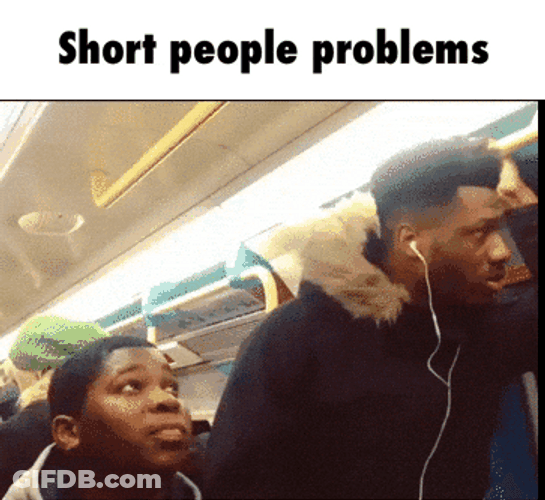 Lanky Man Inside Train GIF