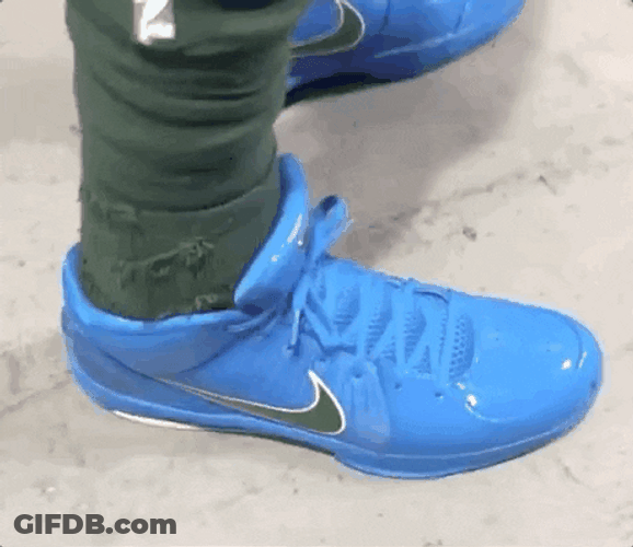Lanky Man Toe To Head Video GIF