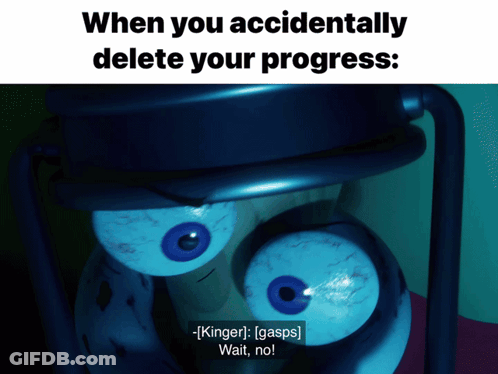 Lantern Saying When You Delete Progress GIF