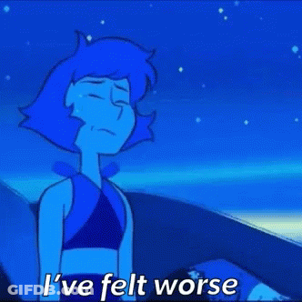 Lapis Lazuli In Car Saying I've Felt Worse GIF