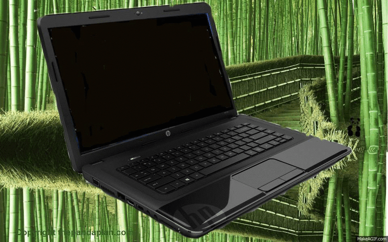 Laptop Automatic Screen Display GIF