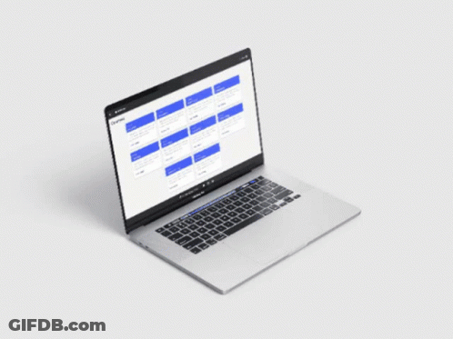 Laptop Screen Saying Algebra GIF