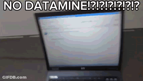 Laptop Screen Saying No Datamine GIF