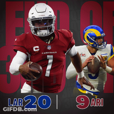 Lar 20 And 9 Ari Are Playing For The Cardinals And The Rams Respectively GIF