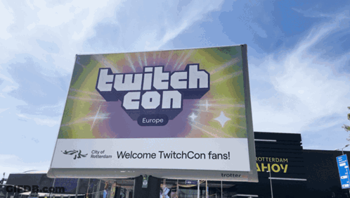 Large Billboard For TwitchCon Europe GIF