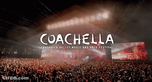 Large Crowd At Coachella GIF