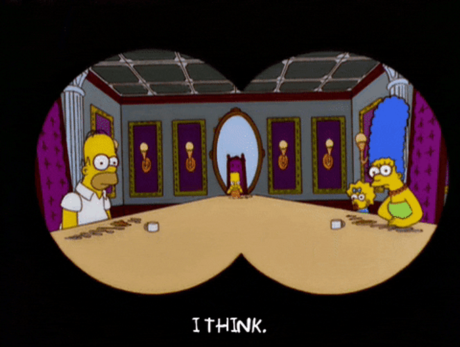 Large Marge And Homer Simpson GIF