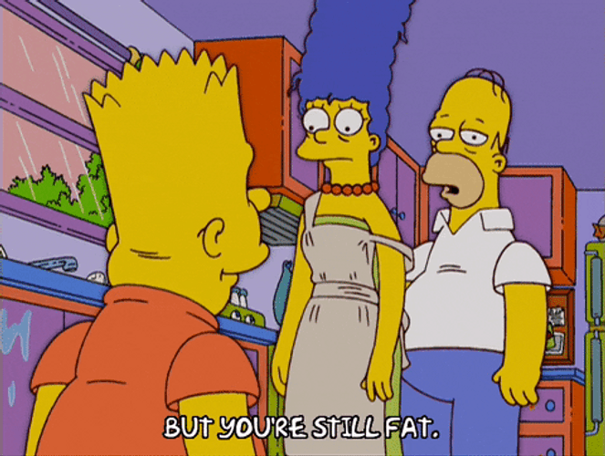 Large Marge Simpson Fat Son GIF