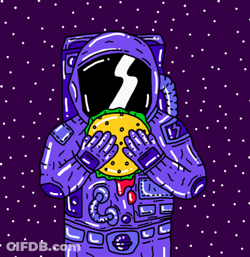 Large On Space GIF