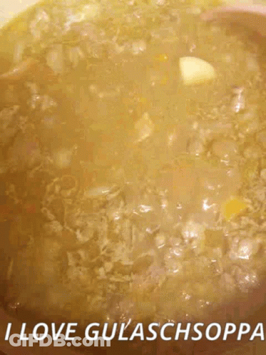 Large Pot Of Tamiel Stew With Spoon GIF