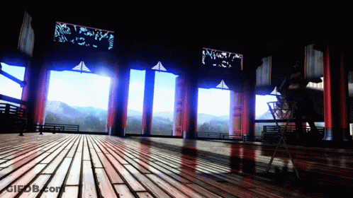Large Room With Wooden Floor And Window GIF