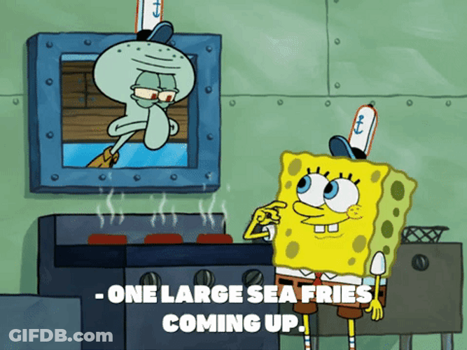 Large Sea Fries Order GIF