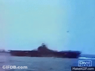 Large Ship With Divx GIF