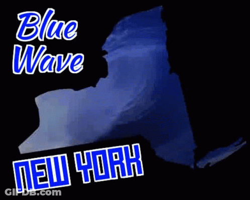 Large Wave Breaking In Ocean With White Border GIF