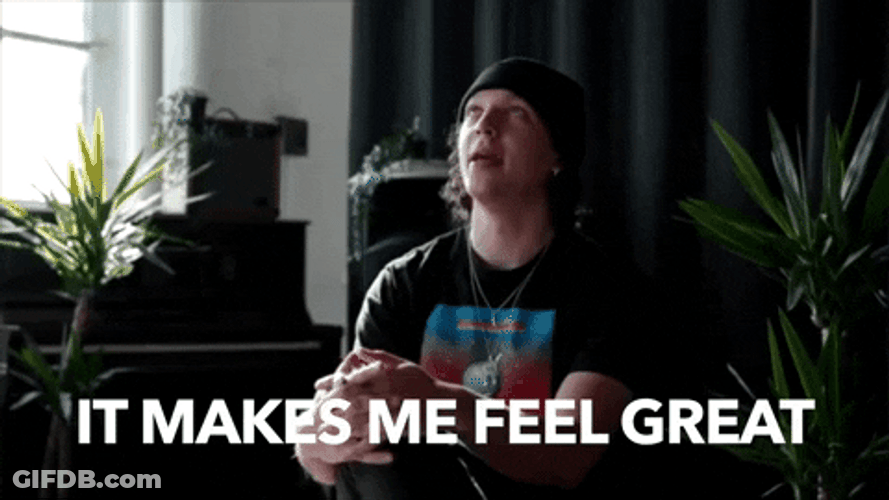 Larkin Love Makes Me Feel Great GIF
