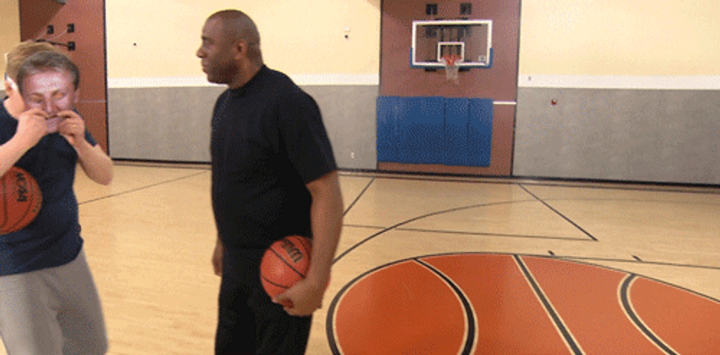 Larry Bird Magic Johnson GIF