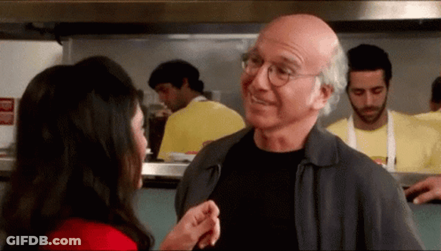 Larry David Ehh Reaction GIF