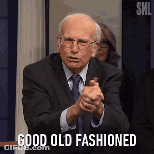 Larry David Good Old Fashioned GIF